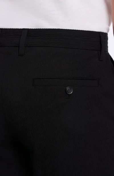 Robert Graham Thresher Seersucker Shorts In Black