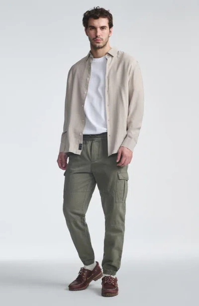 Mavi Jeans Drawstring Cargo Joggers In Smokey Olive