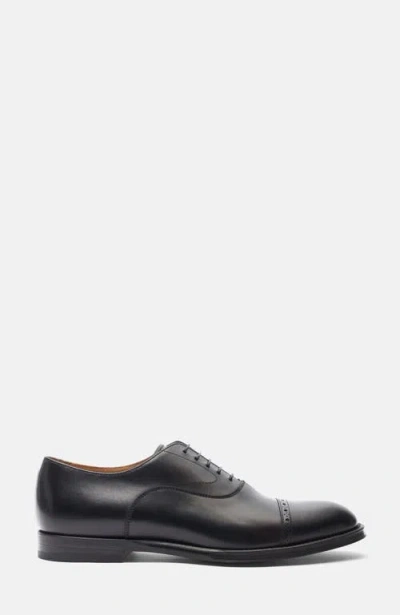 Scarosso Beaumont Oxfords In Black Calf