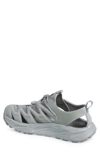 Hoka Hopara Rubber-trimmed Neoprene Sandals In Stellar Grey/stellar Grey