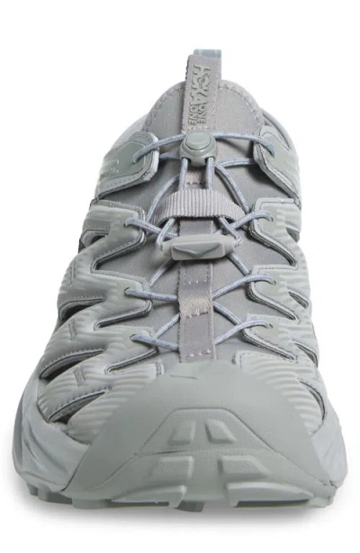 Hoka Hopara Rubber-trimmed Neoprene Sandals In Stellar Grey/stellar Grey