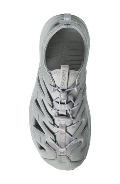 Hoka Hopara Rubber-trimmed Neoprene Sandals In Stellar Grey/stellar Grey