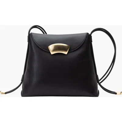 3.1 Phillip Lim Id Petite Soft Leather Shoulder Bag In Black