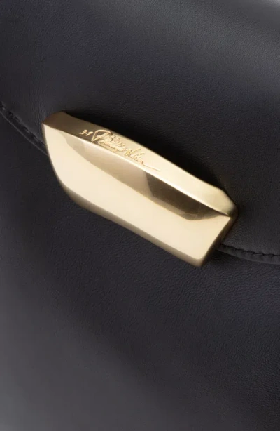 3.1 Phillip Lim Id Petite Soft Leather Shoulder Bag In Black