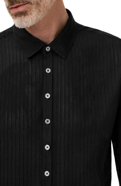 John Varvatos Bucks Button-up Shirt In Black