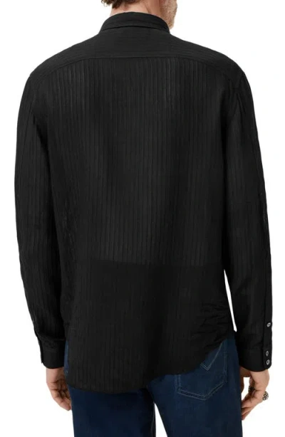 John Varvatos Bucks Button-up Shirt In Black