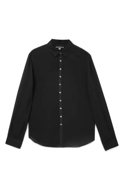 John Varvatos Bucks Button-up Shirt In Black
