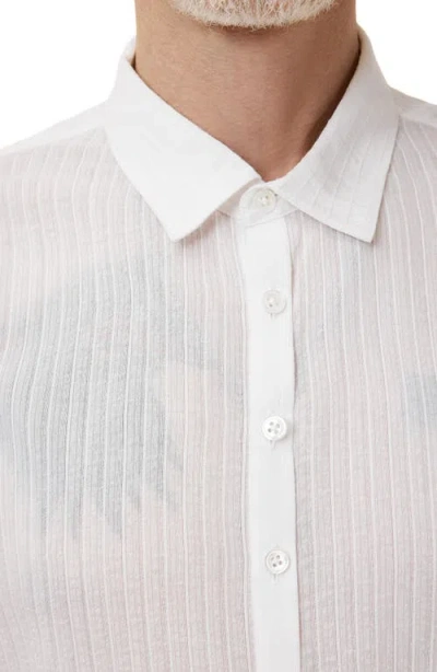 John Varvatos Bucks Button-up Shirt In Chalk