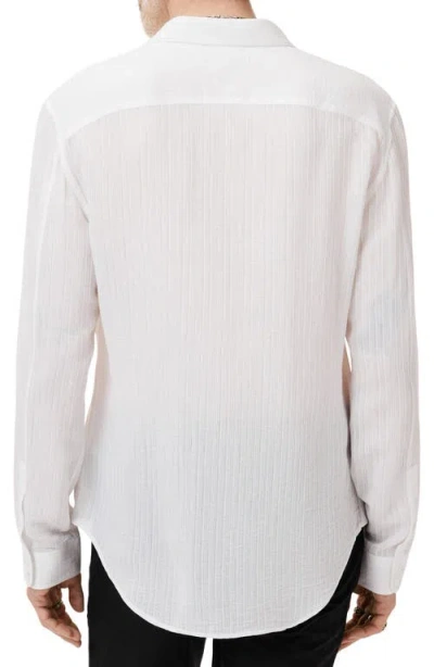 John Varvatos Bucks Button-up Shirt In Chalk