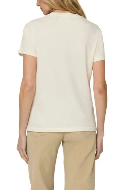 The Standard Stitch The Crew Tee In Cream