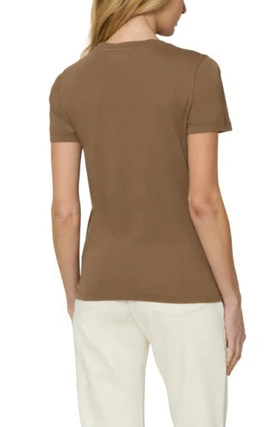 The Standard Stitch The Crew Tee In Mocha