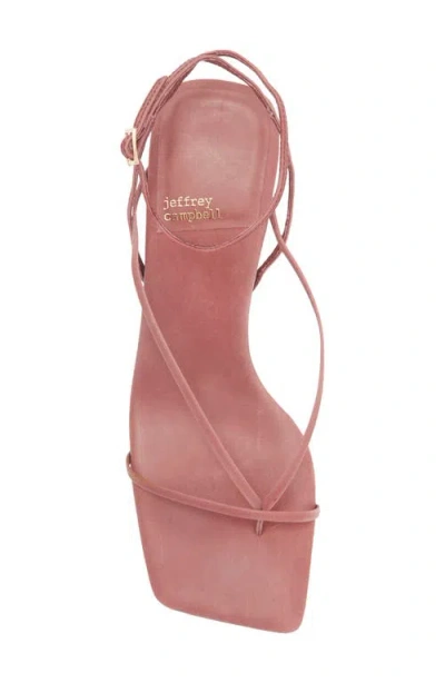 Jeffrey Campbell Fluxx Sandal In Dusty Rose