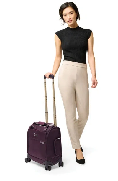 Briggs & Riley Baseline Cabin Spinner Carry-on Bag In Plum