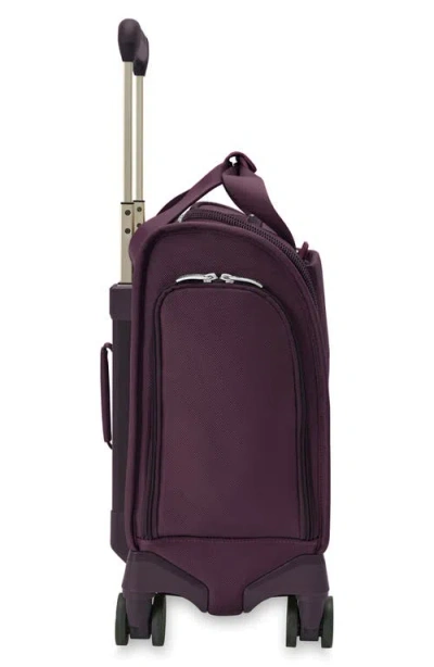 Briggs & Riley Baseline Cabin Spinner Carry-on Bag In Plum