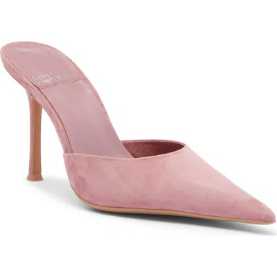 Jeffrey Campbell Robyn Pointed Toe Mule In Dusty Lavender Suede