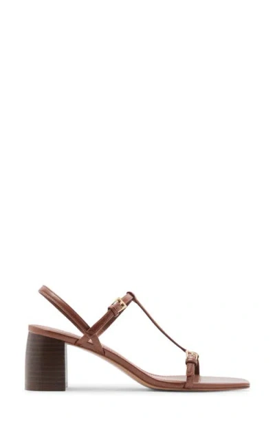 Mango Slingback Sandal In Brown