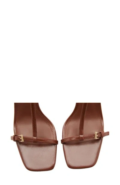 Mango Slingback Sandal In Brown