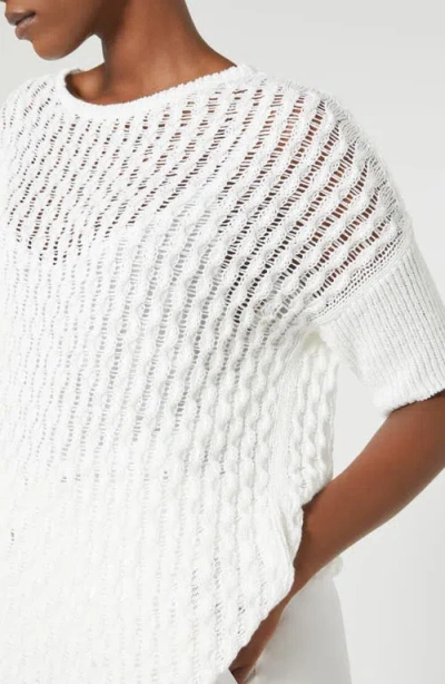 Marina Rinaldi Voyage 2a Uscita Giugno Sweater In Optical White