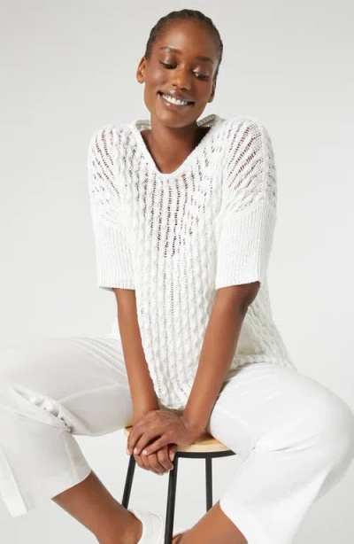 Marina Rinaldi Voyage 2a Uscita Giugno Sweater In Optical White