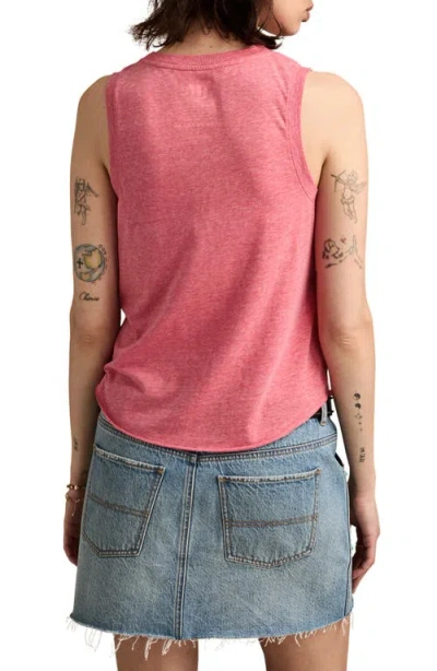Lucky Brand Miller Lite Floaty Graphic Tank In Calypso Coral
