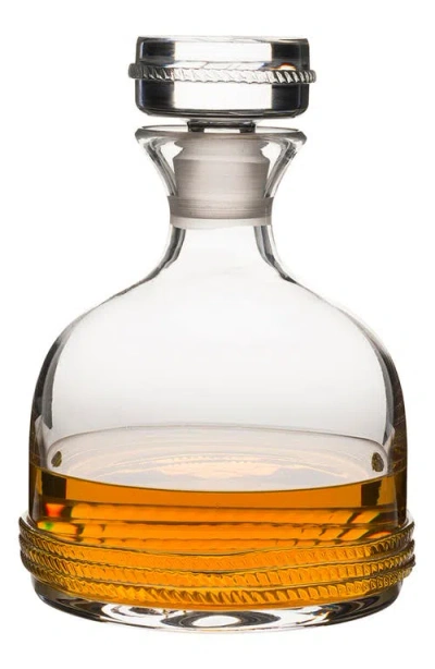 Juliska Dean Whiskey Glass Decanter In Clear