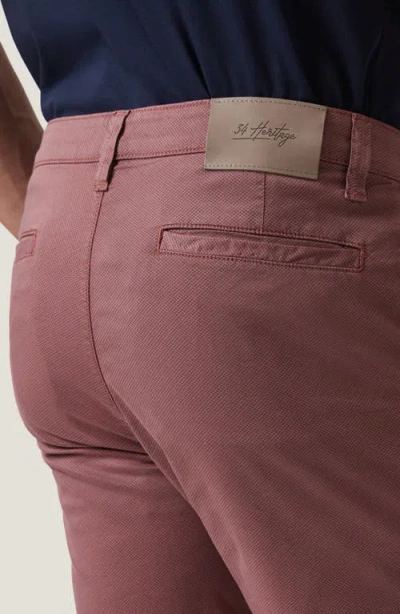 34 Heritage Arizona Slim Fit Tie Print Chino Shorts In Rose Tie Print