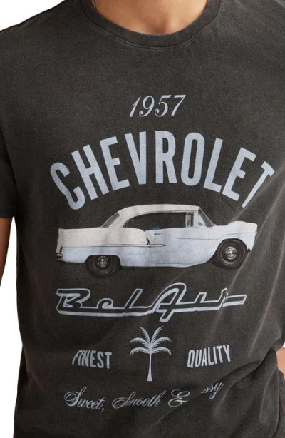 Lucky Brand Chevy Bel Air Cotton Graphic T-shirt In Raven
