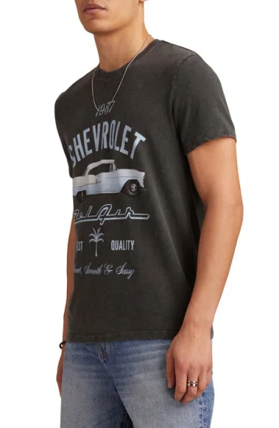 Lucky Brand Chevy Bel Air Cotton Graphic T-shirt In Raven