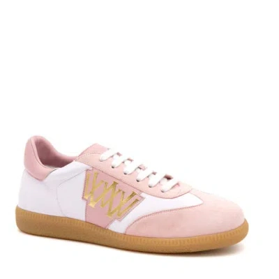 Valentina Rangoni Valetta Sneaker In Pink/wht