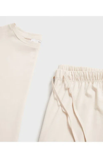 Mango Cotton Pajamas In Beige