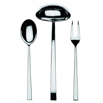 Mepra Atena Serving Set In Silver