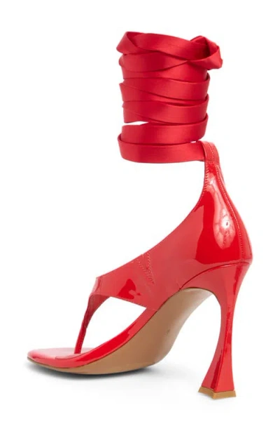 Jeffrey Campbell Ysabela Sandal In Red Patent