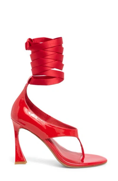 Jeffrey Campbell Ysabela Sandal In Red Patent