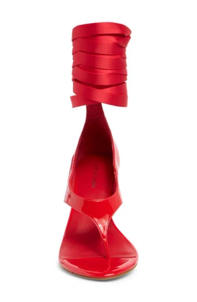 Jeffrey Campbell Ysabela Sandal In Red Patent