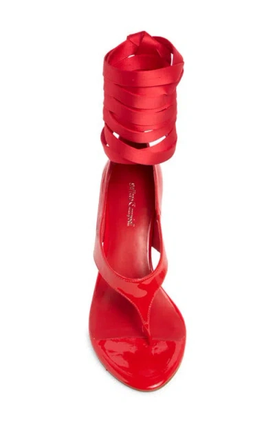 Jeffrey Campbell Ysabela Sandal In Red Patent