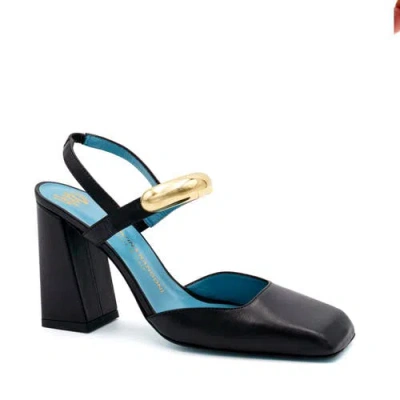 Valentina Rangoni Zenobla Quarter Strap Pump In Black