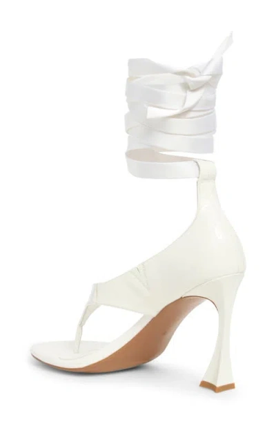 Jeffrey Campbell Ysabela Sandal In White Patent