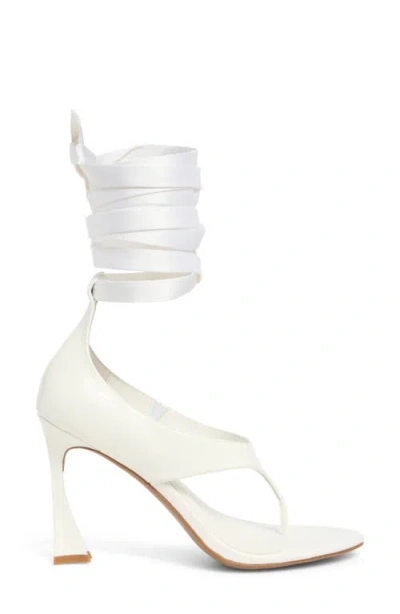 Jeffrey Campbell Ysabela Sandal In White Patent