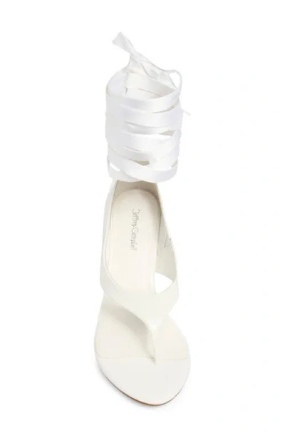 Jeffrey Campbell Ysabela Sandal In White Patent