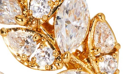 Nadri Ravish Vine Cubic Zirconia Ring In Gold