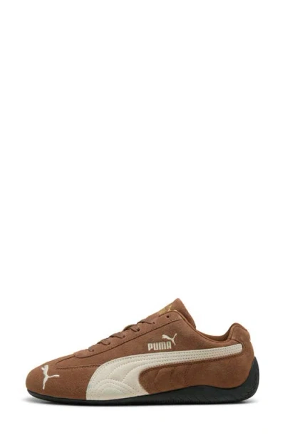 Puma Speedcat Archive Brown Sneakers With Side Logo In Suede Unisex In Brown