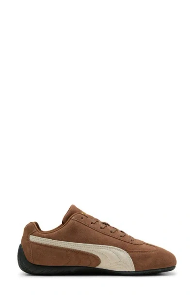 Puma Speedcat Archive Brown Sneakers With Side Logo In Suede Unisex In Brown