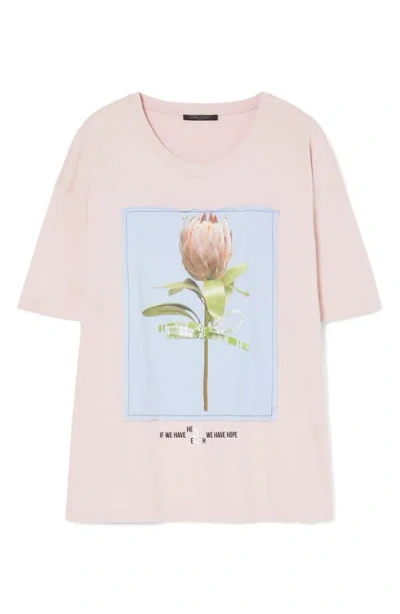 Marina Rinaldi Fennec Graphic T-shirt In Pink