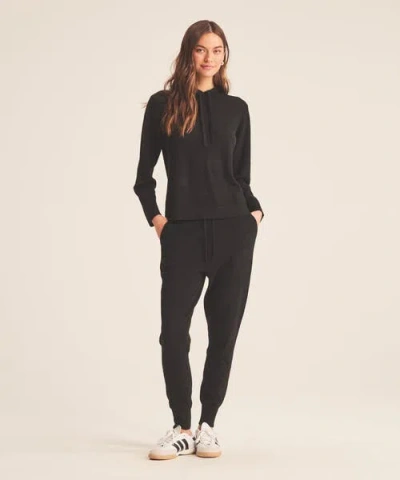Naadam Off-duty Cashmere Hoodie In Black