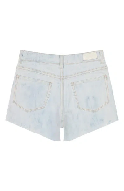 Dl1961 Kids' Lucy Raw Hem Denim Shorts In Light Tide