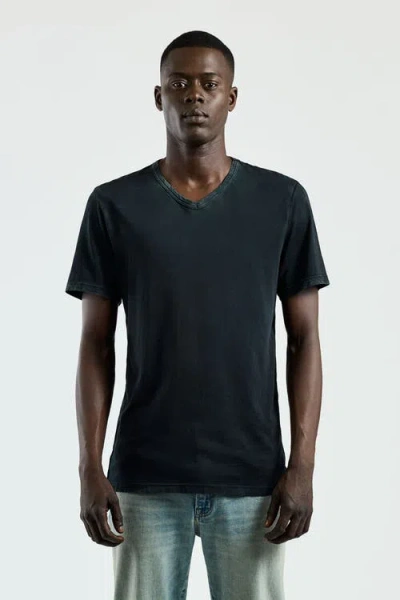 Cotton Citizen Classic V-neck Tee In Vintage Black