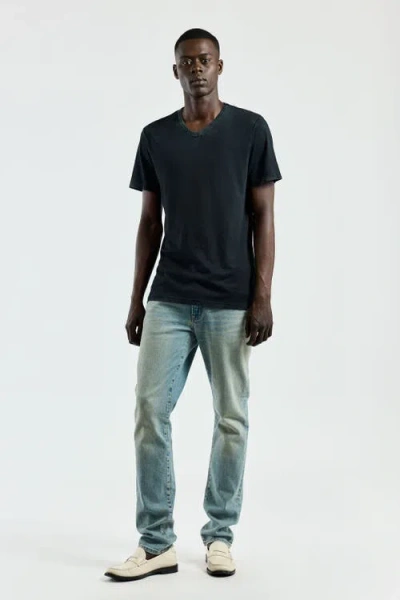 Cotton Citizen Classic V-neck Tee In Vintage Black