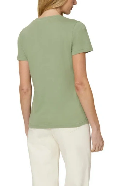 The Standard Stitch The V Neck Tee In Matcha