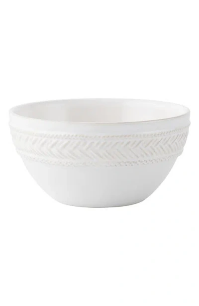 Juliska 4-piece Le Panier Whitewash Dinnerware Place Setting In Whitewash