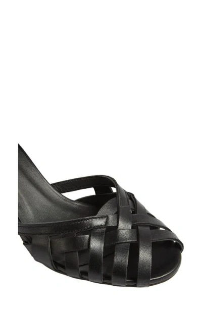 Lk Bennett Noemia Ankle Strap Sandal In Black